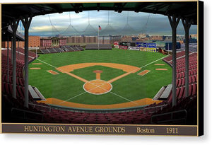 Huntington Avenue Grounds 1911 - Canvas Print