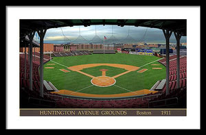 Huntington Avenue Grounds 1911 - Framed Print