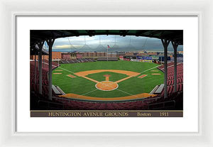 Huntington Avenue Grounds 1911 - Framed Print