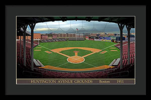 Huntington Avenue Grounds 1911 - Framed Print