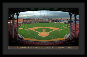 Huntington Avenue Grounds 1911 - Framed Print