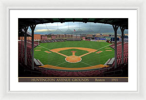 Huntington Avenue Grounds 1911 - Framed Print