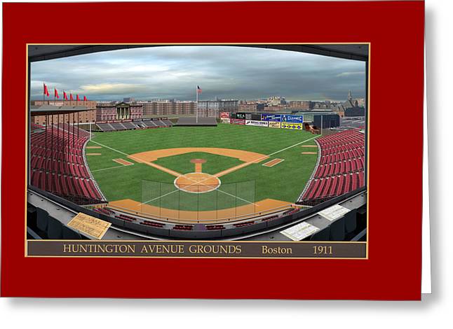 Huntington Avenue Grounds 1911 - Greeting Card