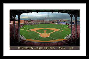 Huntington Avenue Grounds 1911 - Framed Print