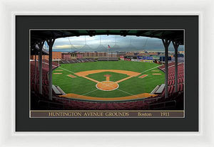 Huntington Avenue Grounds 1911 - Framed Print