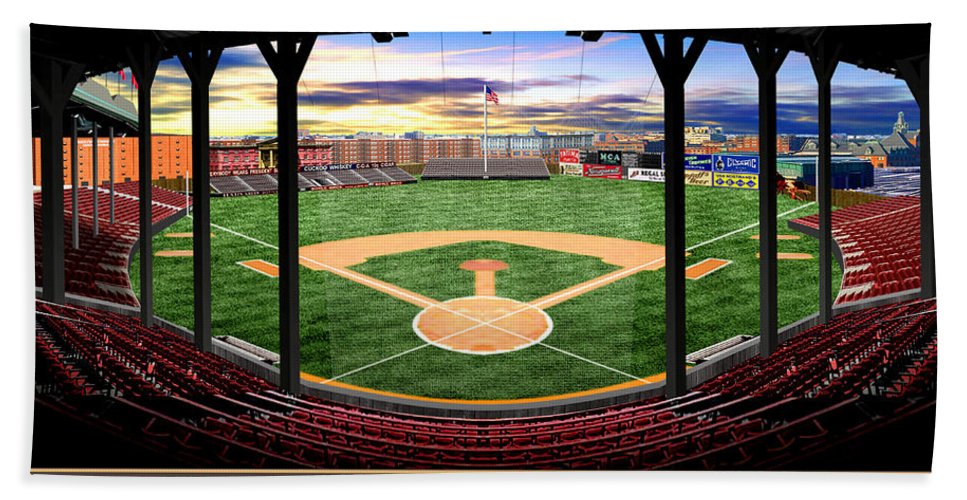 Huntington Avenue Grounds 1911 - Bath Towel