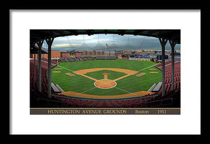 Huntington Avenue Grounds 1911 - Framed Print