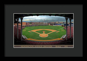 Huntington Avenue Grounds 1911 - Framed Print