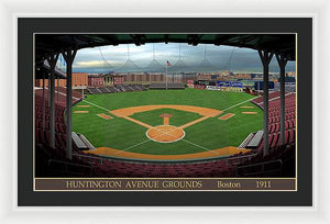 Huntington Avenue Grounds 1911 - Framed Print