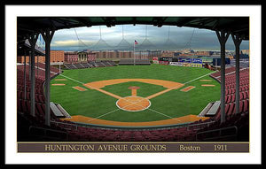 Huntington Avenue Grounds 1911 - Framed Print