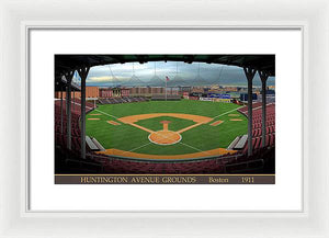 Huntington Avenue Grounds 1911 - Framed Print