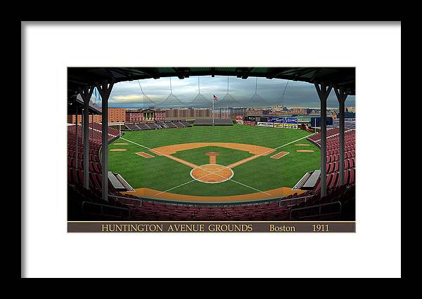 Huntington Avenue Grounds 1911 - Framed Print