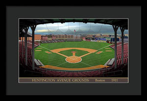 Huntington Avenue Grounds 1911 - Framed Print