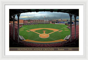 Huntington Avenue Grounds 1911 - Framed Print