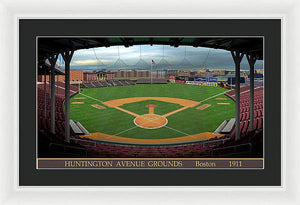 Huntington Avenue Grounds 1911 - Framed Print