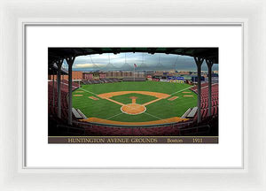 Huntington Avenue Grounds 1911 - Framed Print