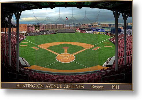 Huntington Avenue Grounds 1911 - Metal Print