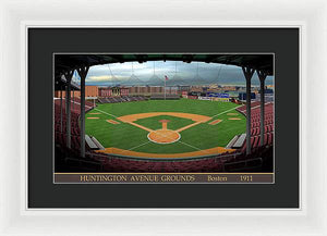 Huntington Avenue Grounds 1911 - Framed Print