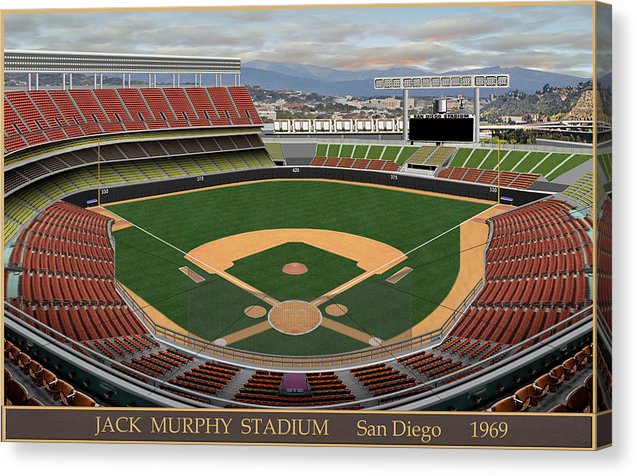 Jack Murphy Stadium 1969 - Canvas Print