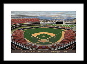 Jack Murphy Stadium 1969 - Framed Print