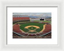 Load image into Gallery viewer, Jack Murphy Stadium 1969 - Framed Print
