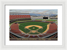 Load image into Gallery viewer, Jack Murphy Stadium 1969 - Framed Print
