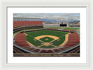 Jack Murphy Stadium 1969 - Framed Print