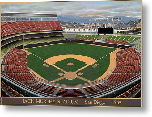 Jack Murphy Stadium 1969 - Metal Print