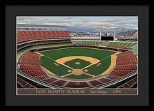 Load image into Gallery viewer, Jack Murphy Stadium 1969 - Framed Print
