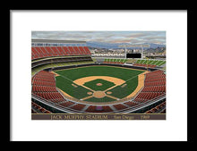 Load image into Gallery viewer, Jack Murphy Stadium 1969 - Framed Print
