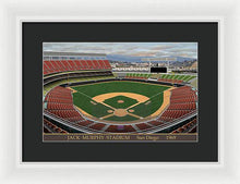 Load image into Gallery viewer, Jack Murphy Stadium 1969 - Framed Print
