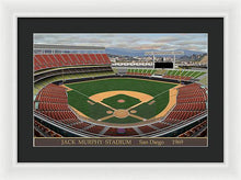 Load image into Gallery viewer, Jack Murphy Stadium 1969 - Framed Print
