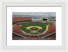 Load image into Gallery viewer, Jack Murphy Stadium 1969 - Framed Print
