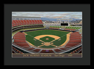 Jack Murphy Stadium 1969 - Framed Print