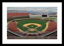 Load image into Gallery viewer, Jack Murphy Stadium 1969 - Framed Print
