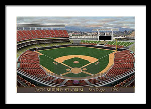 Jack Murphy Stadium 1969 - Framed Print