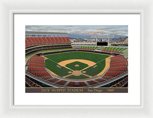 Jack Murphy Stadium 1969 - Framed Print