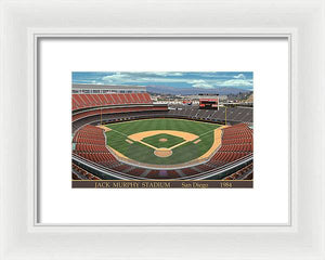 Jack Murphy Stadium 1984 - Framed Print