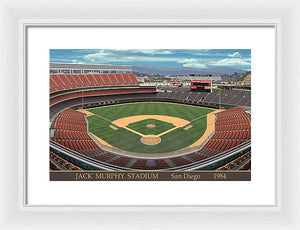 Jack Murphy Stadium 1984 - Framed Print