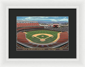 Jack Murphy Stadium 1984 - Framed Print