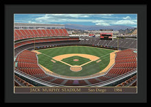 Load image into Gallery viewer, Jack Murphy Stadium 1984 - Framed Print
