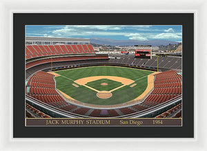 Jack Murphy Stadium 1984 - Framed Print