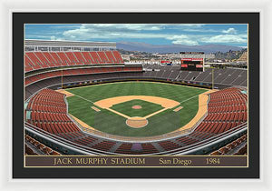 Jack Murphy Stadium 1984 - Framed Print