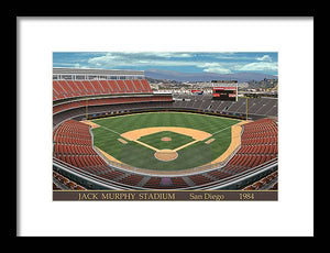 Jack Murphy Stadium 1984 - Framed Print