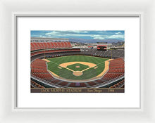 Load image into Gallery viewer, Jack Murphy Stadium 1984 - Framed Print
