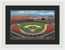 Load image into Gallery viewer, Jack Murphy Stadium 1984 - Framed Print
