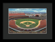 Load image into Gallery viewer, Jack Murphy Stadium 1984 - Framed Print
