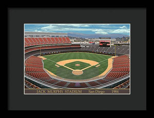 Jack Murphy Stadium 1984 - Framed Print