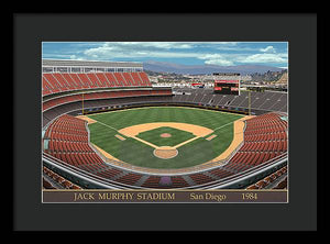 Jack Murphy Stadium 1984 - Framed Print