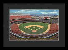 Load image into Gallery viewer, Jack Murphy Stadium 1984 - Framed Print
